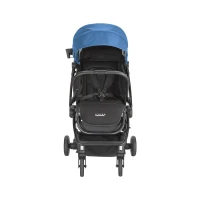 Lekki wózek spacerowy autofold™ marki Larktale- lekka spacerówka. Kolor: Freshwater Blue