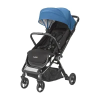 Lekki wózek spacerowy autofold™ marki Larktale- lekka spacerówka. Kolor: Freshwater Blue