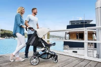 Wózek 2w1 - gondola i spacerówka coast™ marki Larktale. Kolor Cottesloe Cream