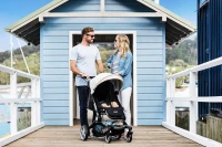 Wózek 2w1 - gondola i spacerówka coast™ marki Larktale. Kolor Cottesloe Cream